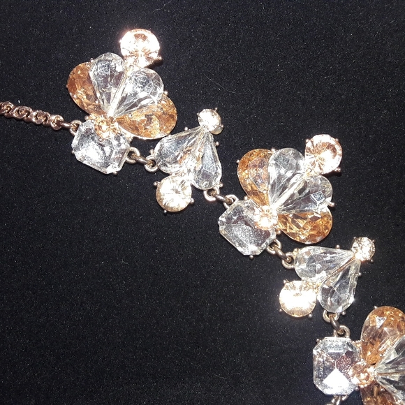 Charter Club Topaz and Clear Crystal Statement Necklace - Picture 3 of 5